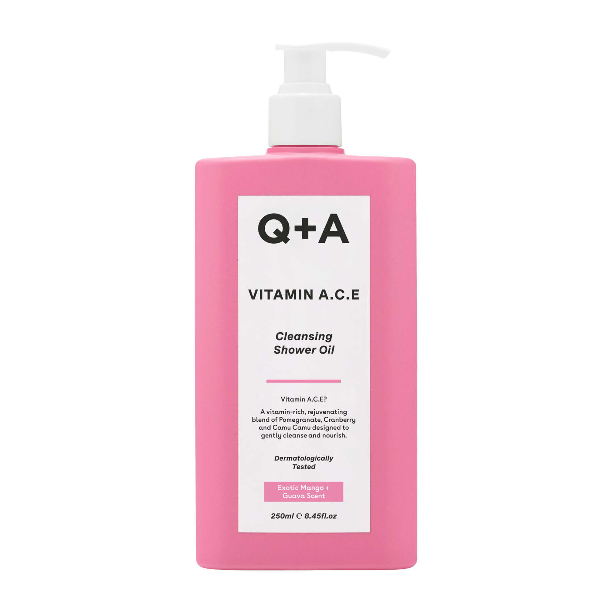 Q+A Vitamin A.C.E odżywczy olejek do mycia ciała z witaminami, 250 ml