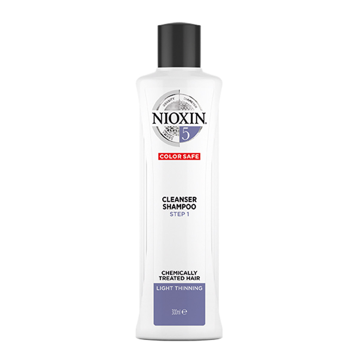 Nioxin System 5 szampon przeciw wypadaniu do włosów normalnych i lekko przerzedzonych po zabiegach chemicznych, 300 ml