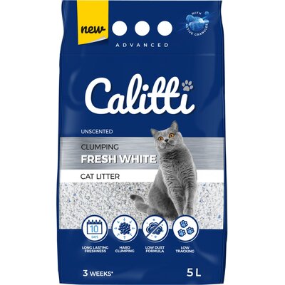 Żwirek dla kota CALITTI Fresh White 5L