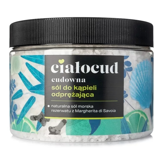 Ciałocud sól do kąpieli z rezerwatu z margherita di savoia odprężająca, 500 g