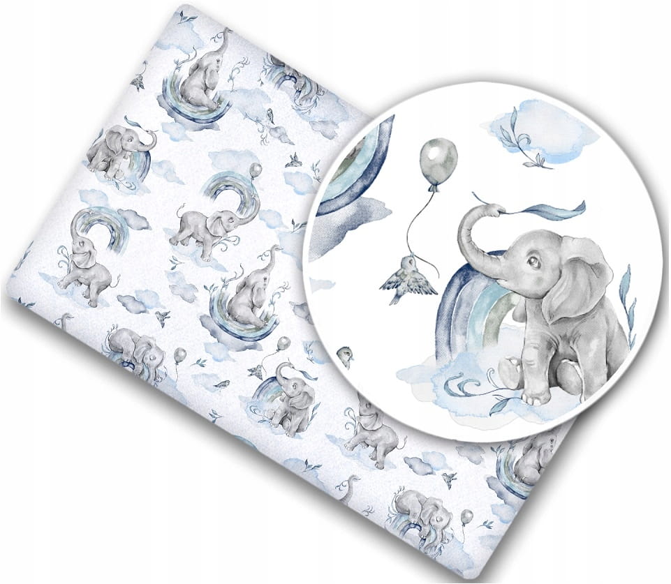 PRZEŚCIERADŁO MATERIAŁOWE DO KOŁYSKI 90X40 BAWEŁNA