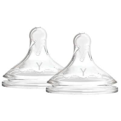 Smoczek DR BROWN'S Natural Flow Poziom Y Przezroczysty 9 m+ (2 sztuki)