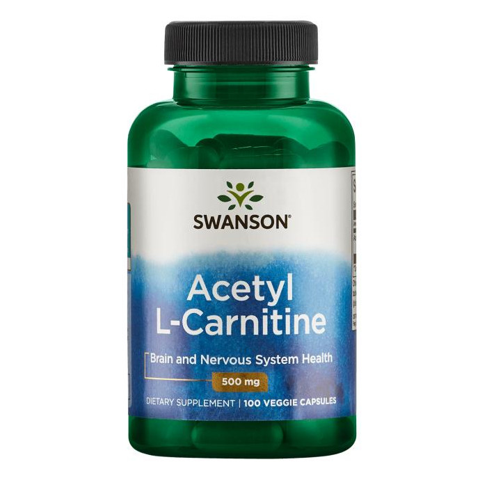 Swanson Acetyl L-Carnitine suplement diety, 100 kaps./1 opak.