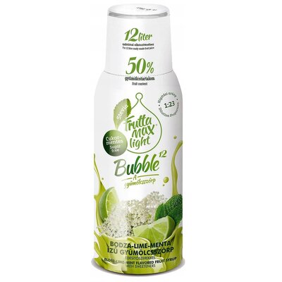 Syrop do saturatorów FRUTTAMAX Light Limonka Mięta 500 ml bez cukru