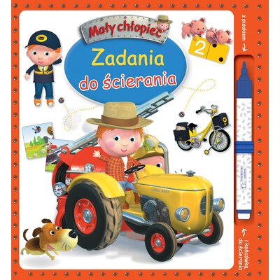 Mały chłopiec Zadania do ścierania