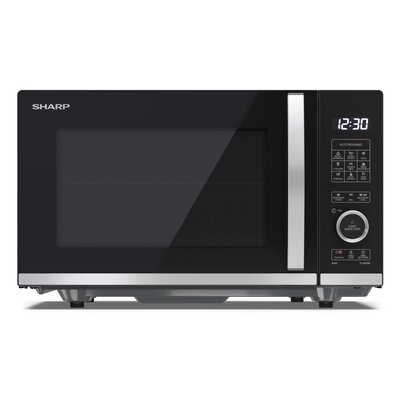 Kuchenka mikrofalowa SHARP YC-QG204AE-B 800W pojemność 20L ChildLock Czarny