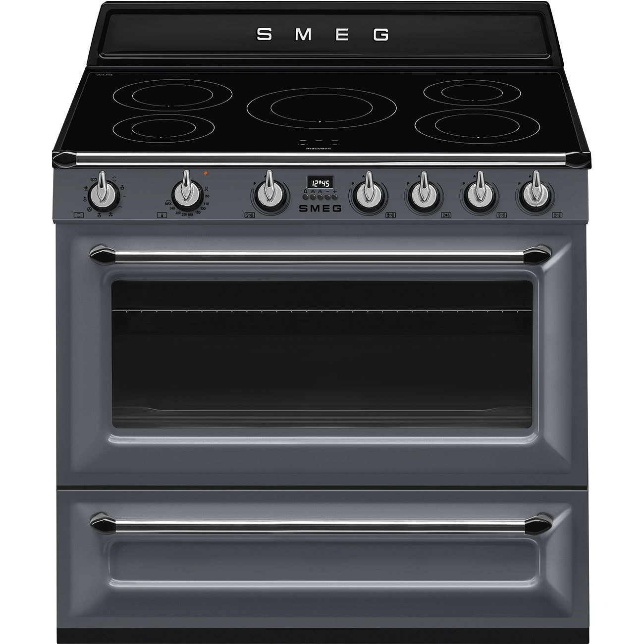 Smeg - Kuchnia wolnostojąca Victoria TR90IGR2 Niebieskoszara