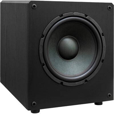 Subwoofer TAGA HARMONY TSW-90 v.4 Czarny, Aktywny, 95W, Typ Bass Reflex, 10" Przetwornik na froncie, Obudowa MDF, Technologia TLIE