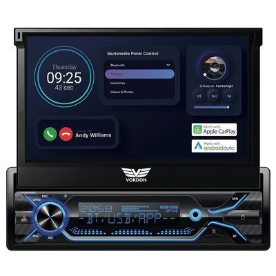 Radio samochodowe VORDON HT-520 Vegas Bluetooth Android