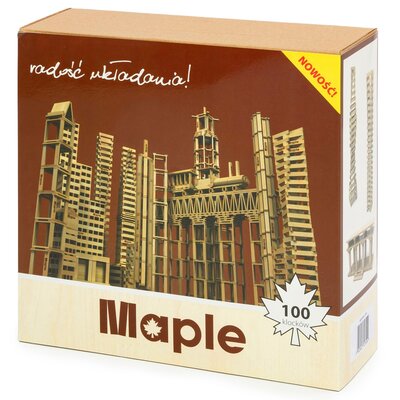 Klocki drewniane MAPLE Karton K100