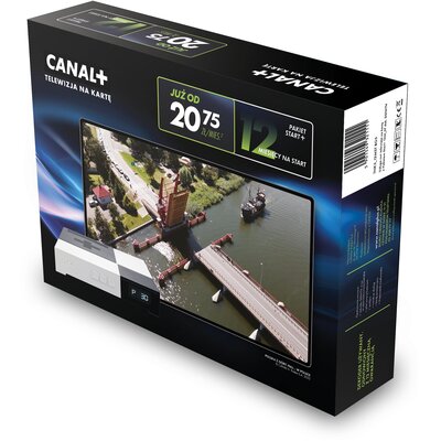 Dekoder Canal+ Sagecom DSIW74 z usługą telewizja na kartę (Pakiet Start+ na 12 m-cy)