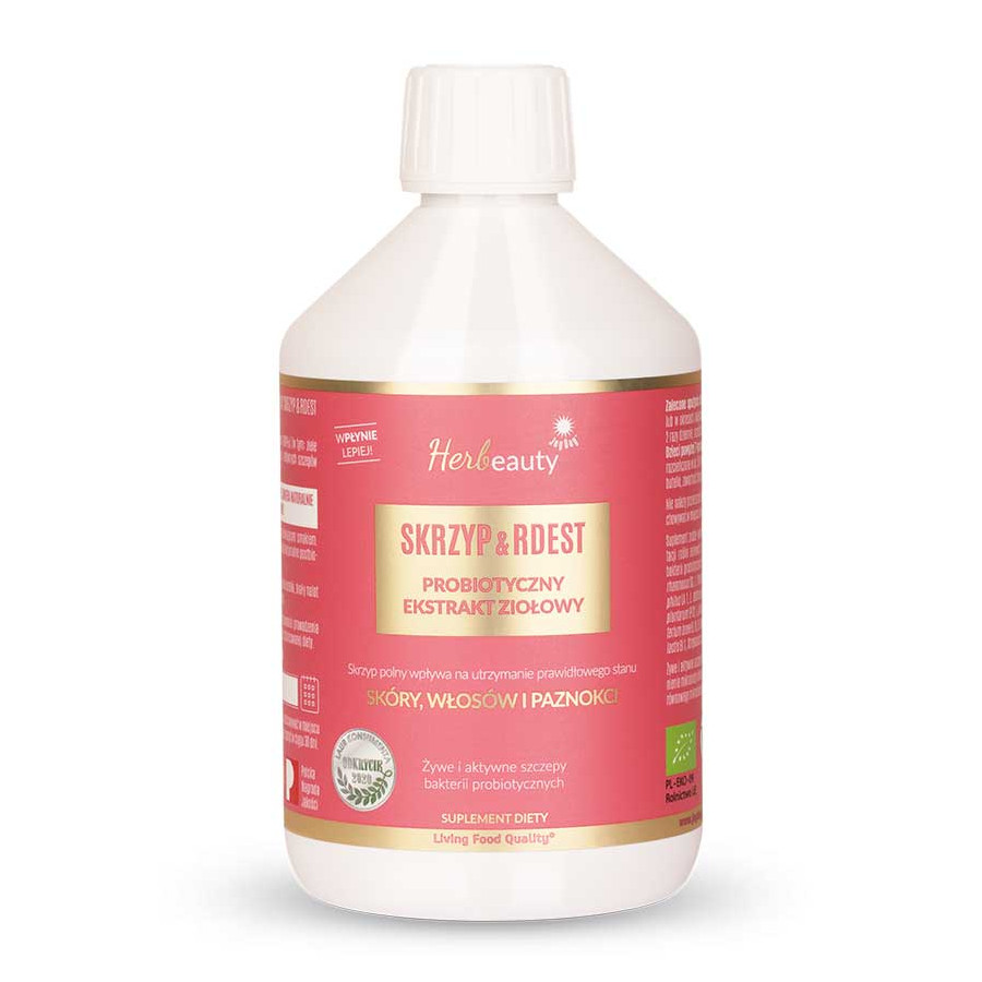 Joy Day Herbeauty Probiotyczny Skrzyp & Rdest suplement diety, 500 ml