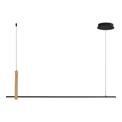 Lampa wisząca designerska czarna  LED CLAUD