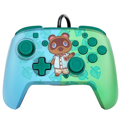 Kontroler PDP Faceoff Deluxe+ Animal Crossing