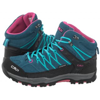 Buty Trekkingowe CMP Kids Rigel Mid Trekking Shoe Wp 3Q12944J 06MF Deep Lake/Baltic