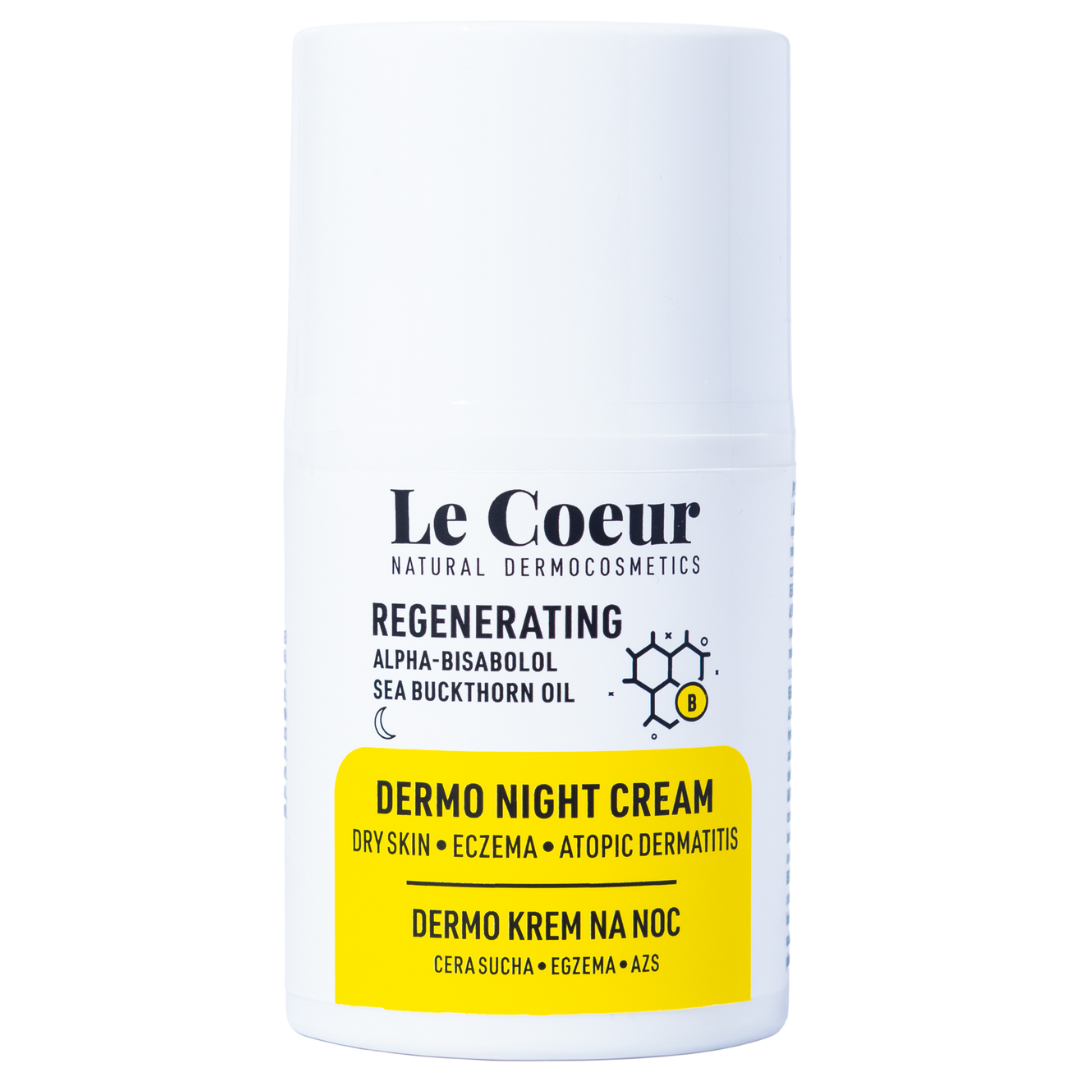 Le Coeur regenerujący dermo krem do twarzy na noc z olejem z rokitnika, 50 ml