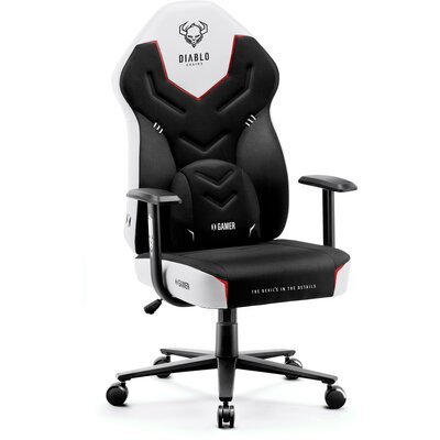 Fotel DIABLO CHAIRS X-Gamer 2.0 Normal Size Czarno-biały
