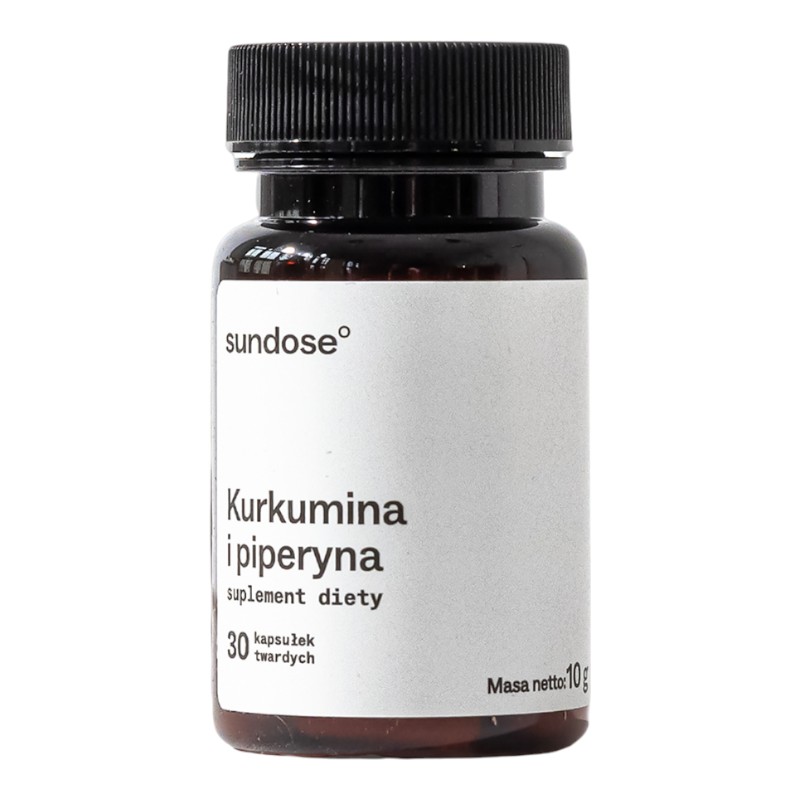 Sundose KURKUMINA I PIPERYNA suplement diety, 30 kaps./1 opak.