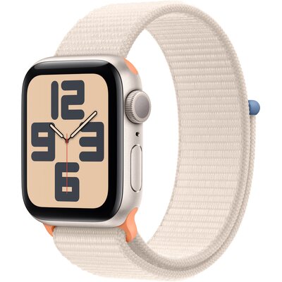 Apple Watch SE 2gen GPS 40mm koperta z aluminium (księżycowa poświata) + opaska sportowa (księżycowa poświata)