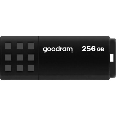 Pendrive GOODRAM UME3 256GB, USB 3.2 Gen. 1 (USB 3.0), Odczyt 60 Mb/s, Zapis 20 Mb/s Czarny