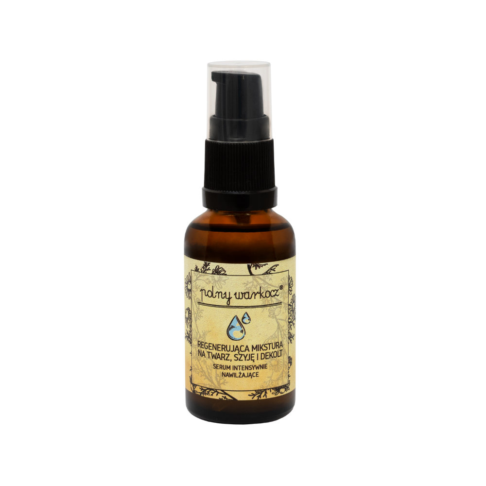 Polny Warkocz regenerujące serum na twarz, szyję i dekolt serum, 30 ml