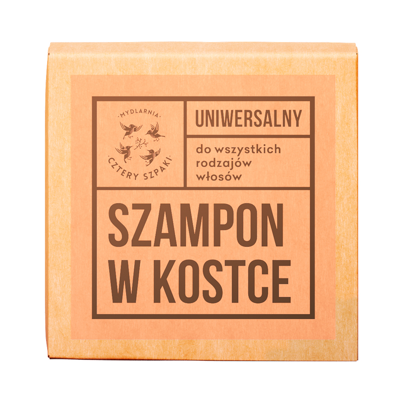 Mydlarnia Cztery Szpaki uniwersalny szampon w kostce, 75 g