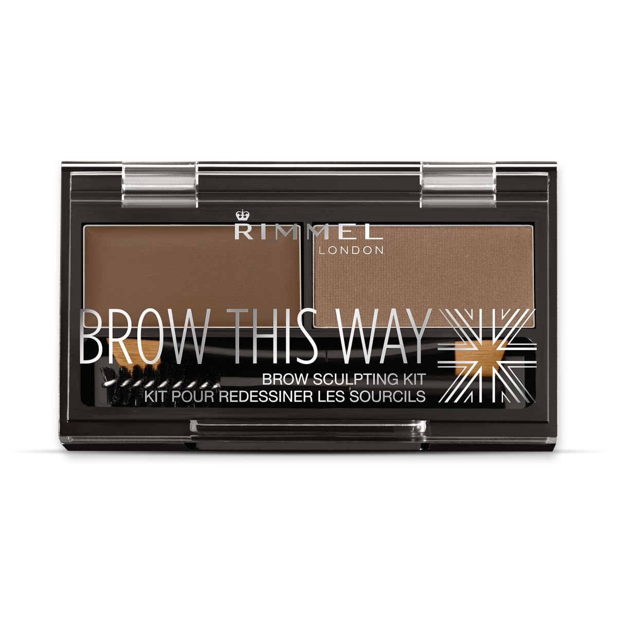 Rimmel Brow This Way paleta do brwi medium brown 002, 2,4 g