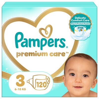 Pieluchy PAMPERS Premium Care Midi 3 (120 szt.)