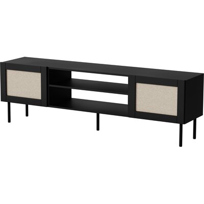 Szafka RTV CAMA MEBLE Juta Czarny