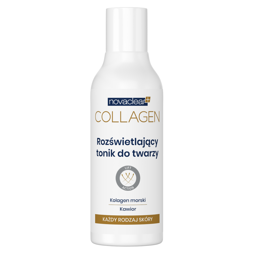 Novaclear Collagen rozświetlający tonik do twarzy, 100 ml