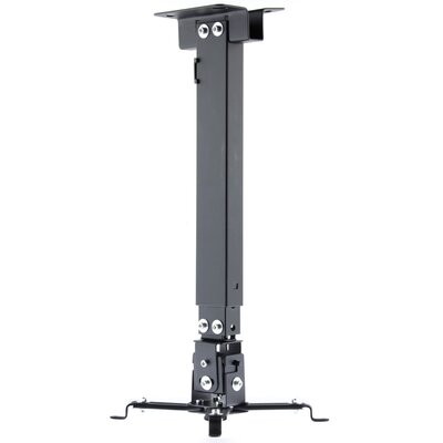 Uchwyt sufitowo-ścienny ART P-108 Maksymalne obciążenie 10 kg Czarny