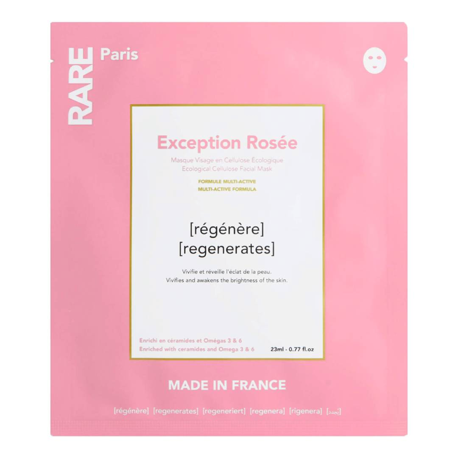 Rare Paris regenerująca maska do twarzy, 23 ml