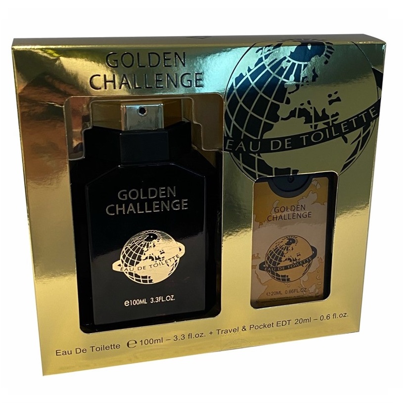 Omerta Golden Challenge zestaw: woda perfumowana damska, 100 ml + woda perfumowana damska, 20 ml
