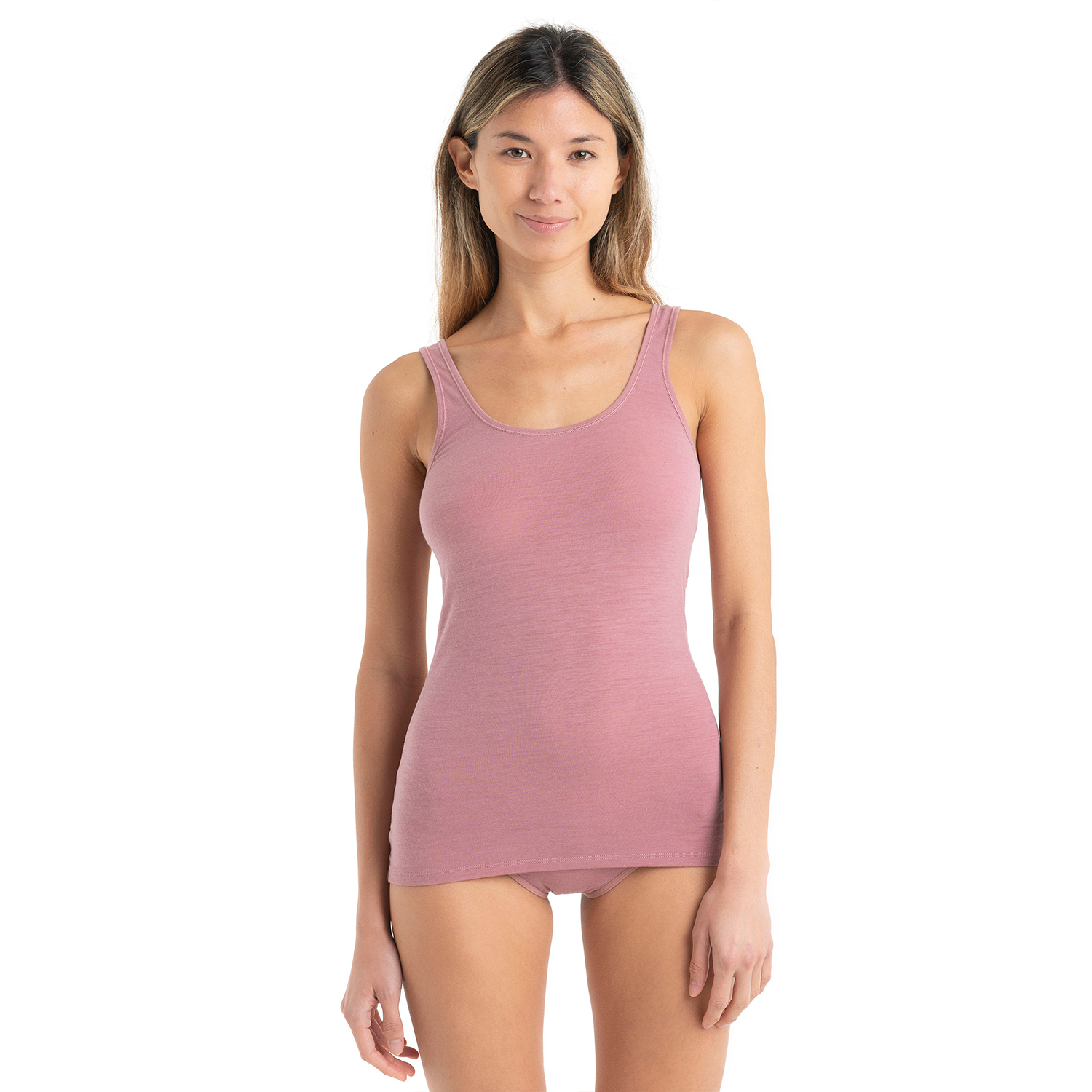 Damska koszulka z wełny merino Icebreaker Siren Tank crystal - S