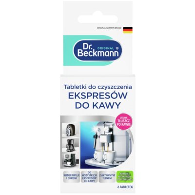 Tabletki do czyszczenia ekspresów DR BECKMANN (6 sztuk)