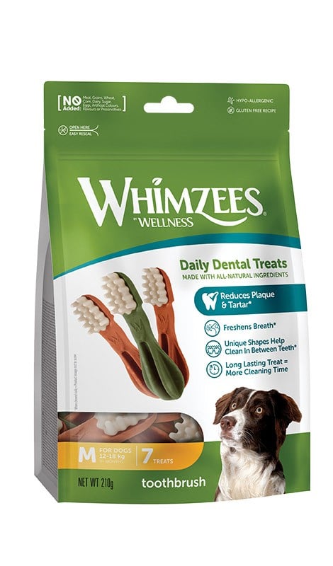 WHIMZEES Week Pack Szczoteczka gryzak dentystyczny M 7 szt