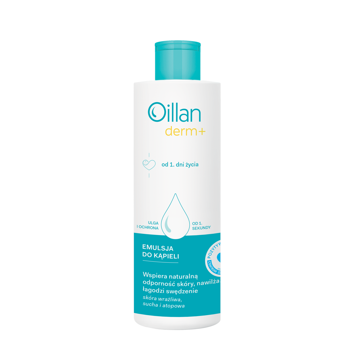 Oillan Derm+ natłuszczająca emulsja do kąpieli, 200 ml