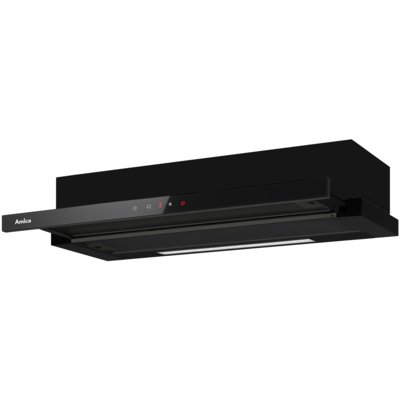 Okap AMICA OTP9651BG Czarne szkło 480m3/h 63dB klasa C Funkcja czasowego wyłączenia