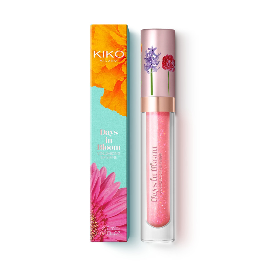 Kiko Milano Days In Bloom Volumizing Lip Shine błyszczyk powiększający usta o promiennym wykończeniu 02 Innovative Nude, 2,7 ml
