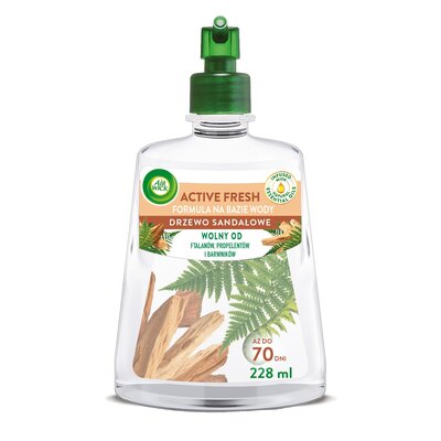 Wkład do odświeżacza powietrza AIR WICK Active Fresh Drzewo Sandałowe 228 ml
