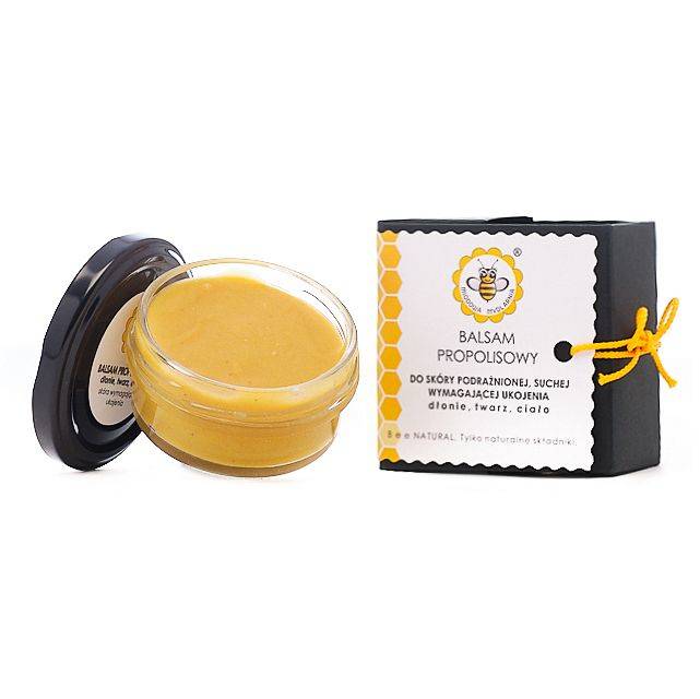 Miodowa Mydlarnia balsam propolisowy do dłoni, twarzy i ciała, 40 g