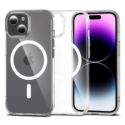 Etui TECH-PROTECT Flexair Hybrid MagSafe do Apple iPhone 15 Plus Przezroczysty