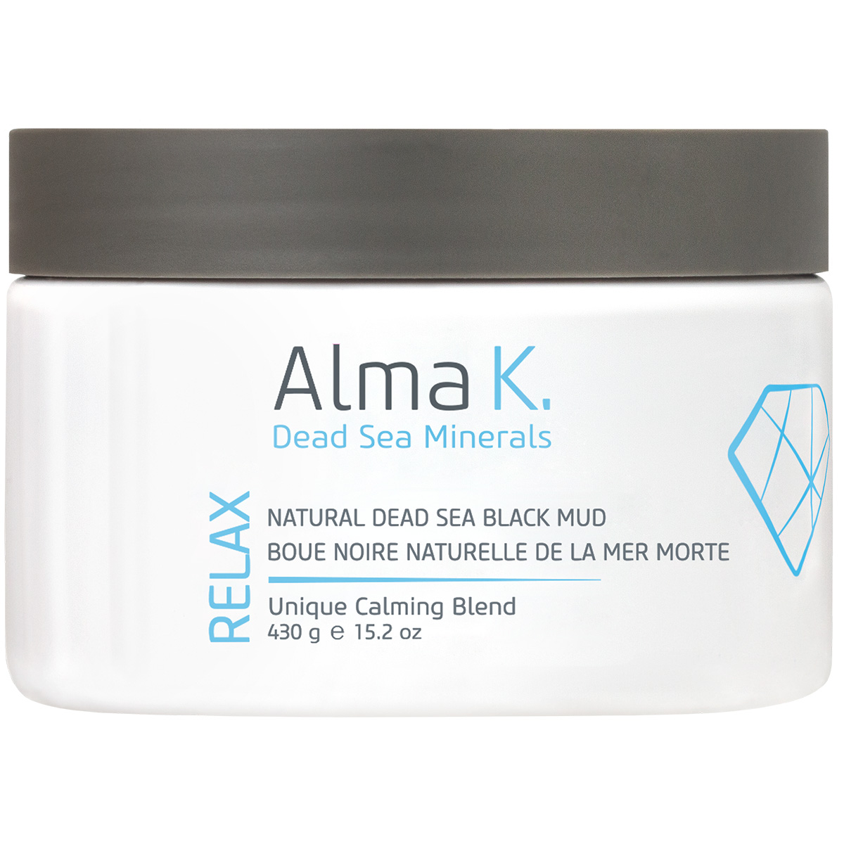 Alma K. naturalne czarne błoto z Morza Martwego do ciała, 430 g