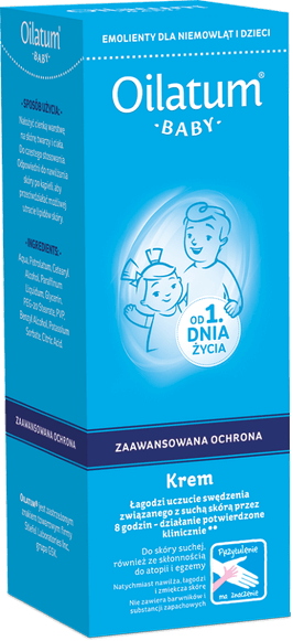Oilatum Baby Zaawansowana Ochrona, krem od 1 dnia życia, 150 g