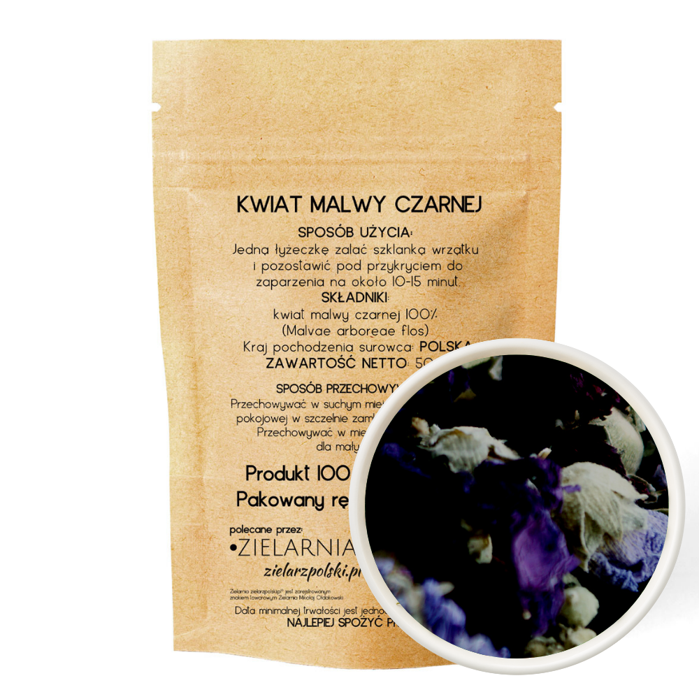 Malwa czarna kwiat 50 g (Zielarz polski)