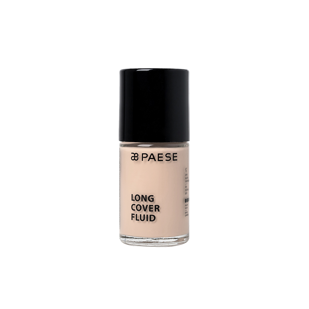 Paese Long Cover Fluid podkład kryjący, 01 light beige, 30 ml