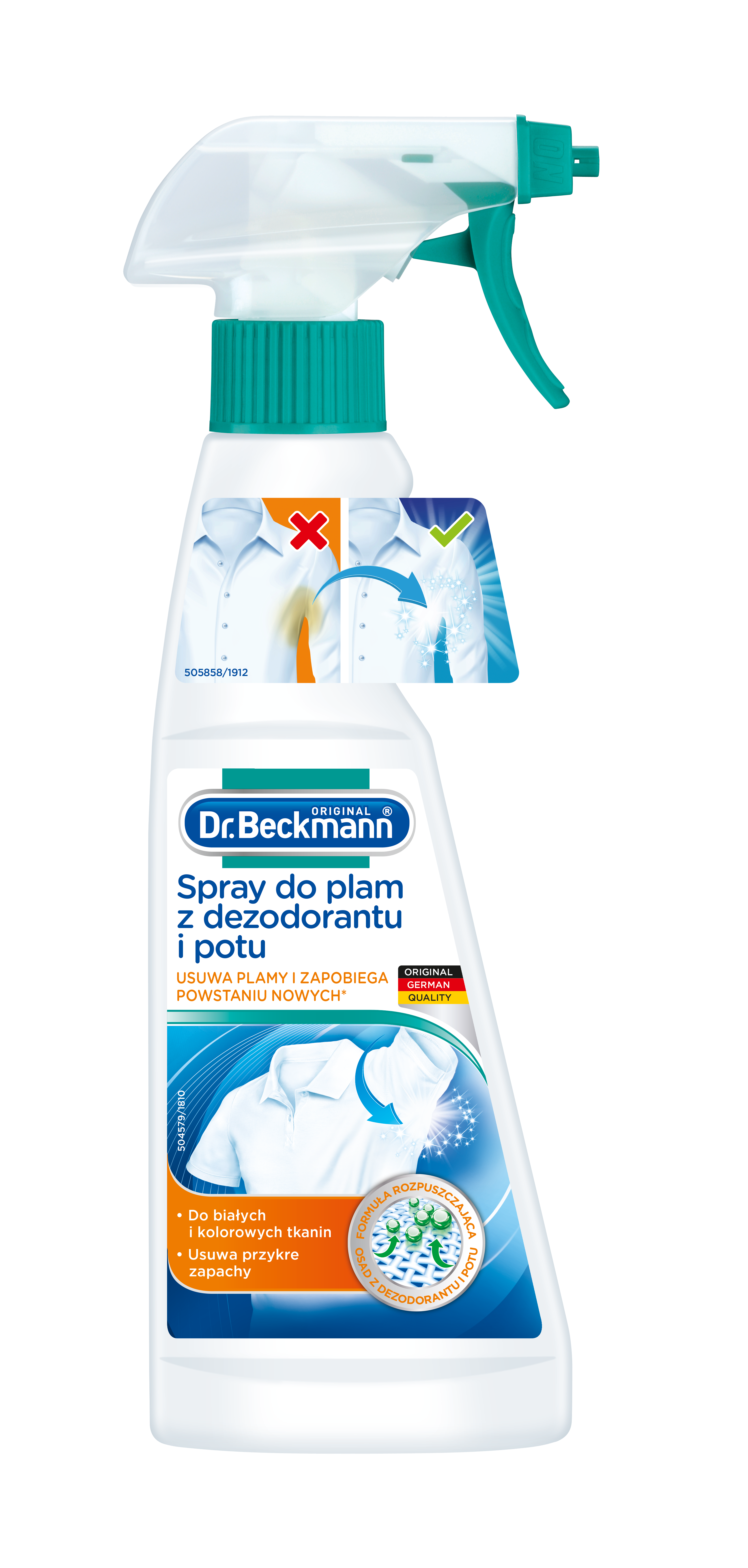 Odplamiacz do prania DR BECKMANN Dezodorant i pot 250 ml