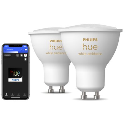 Inteligentna żarówka LED PHILIPS HUE 212732 4.3W GU10 (2 szt.)