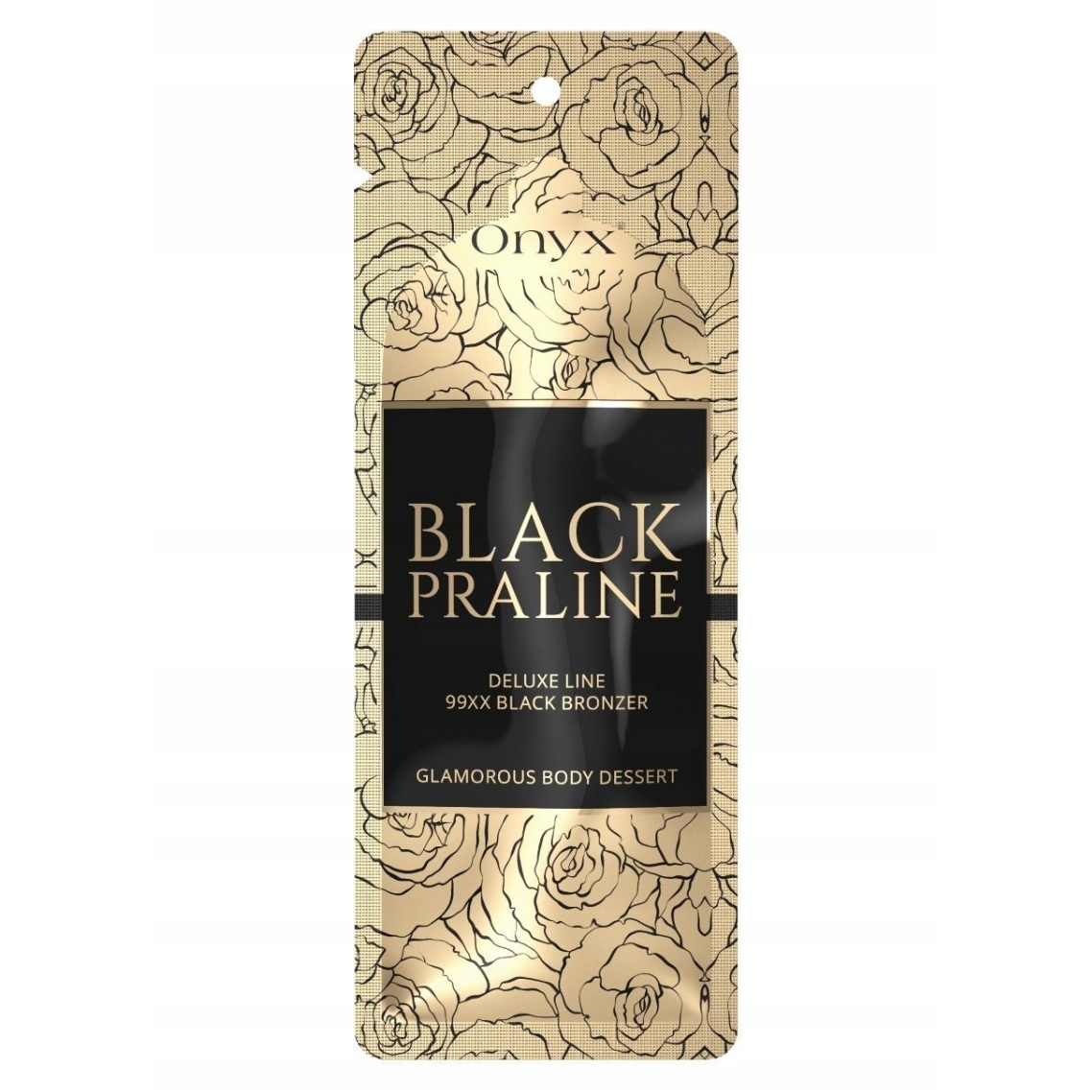 Onyx Black Praline intensywnie brązujący bronzer z masłem shea i olejem arganowym, 15 ml