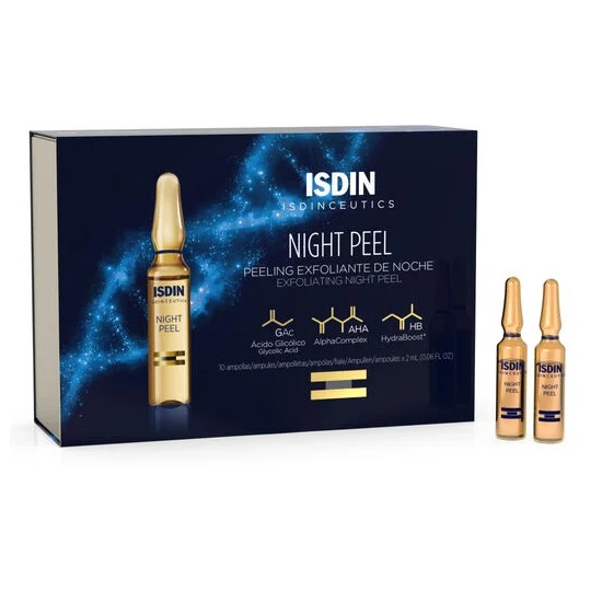 Isdin Isdinceutics Renew złuszczające serum w ampułkach do twarzy na noc, 30x2 ml